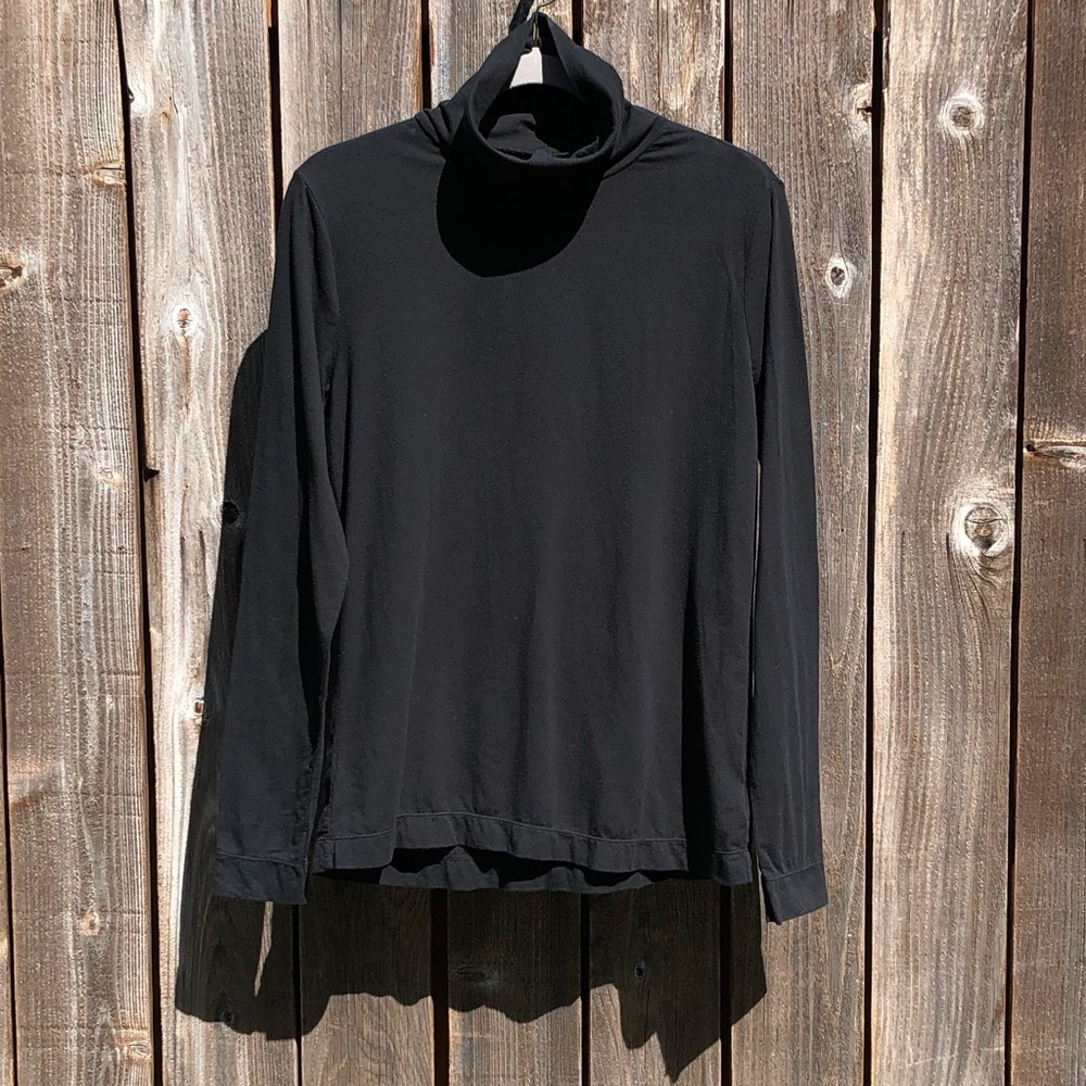 Eddie Bauer black turtleneck top size large